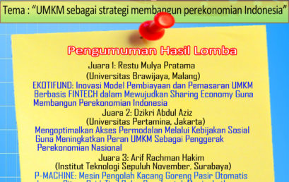 Pengumuman Hasil Lomba LKTI