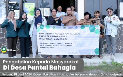 Pelatihan Junior Office Operator untuk Perangkat Daerah di Kecamatan Muara Gembong
