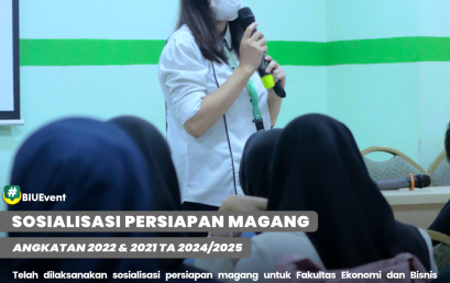 Mengoptimalkan Persiapan Magang, FEB Universitas Bina Insani Gelar Sosialisasi