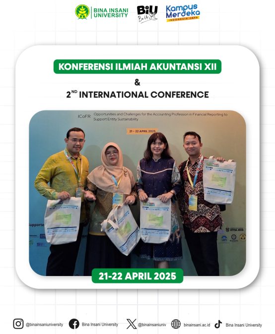 Universitas Bina Insani menghadiri-Konferensi Akuntansi XII & 2nd International Conference