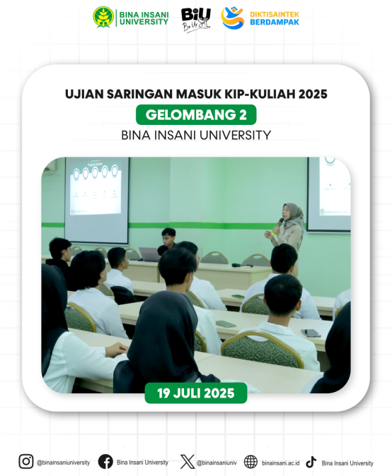 Pelaksanaan Ujian Saringan Masuk Gelombang 2