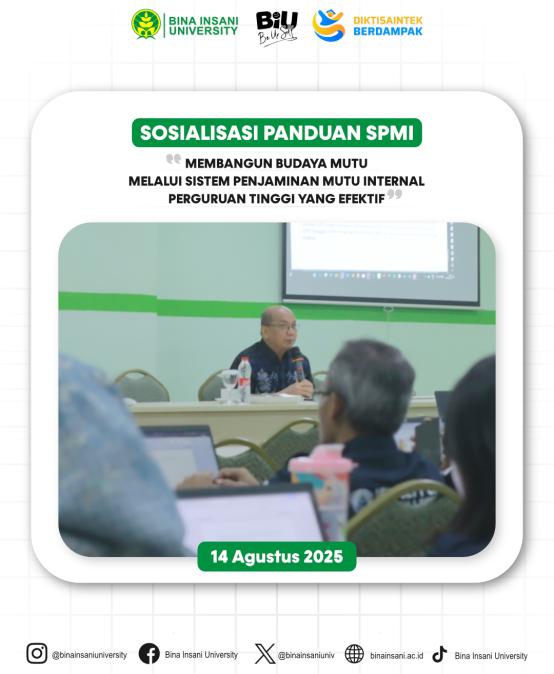 Universitas Bina Insani Gelar Sosialisasi Panduan SPMI