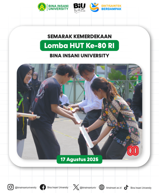 Semarak Kemerdekaan: Lomba HUT Republik Indonesia ke-80 di Universitas Bina Insani
