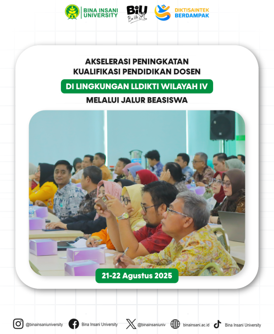 Universitas Bina Insani Jadi Tuan Rumah Kegiatan Akselerasi Peningkatan Kualifikasi Pendidikan Dosen