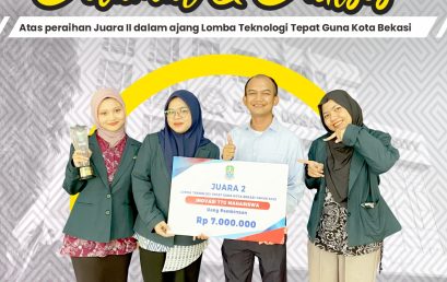Tim Mahasiswa Bina Insani University Raih Juara II Lomba Teknologi Tepat Guna (TTG) Kota Bekasi 2025