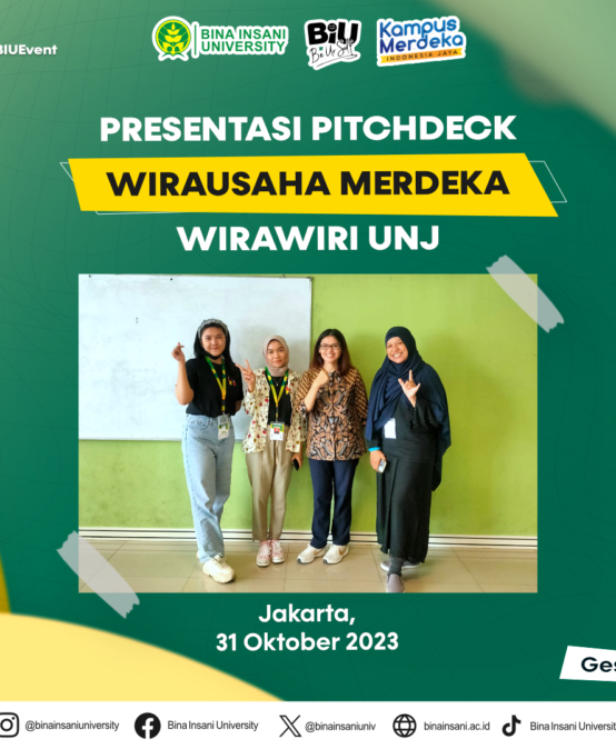 Presentasi “Pitchdeck” Program Warawiri UNJ