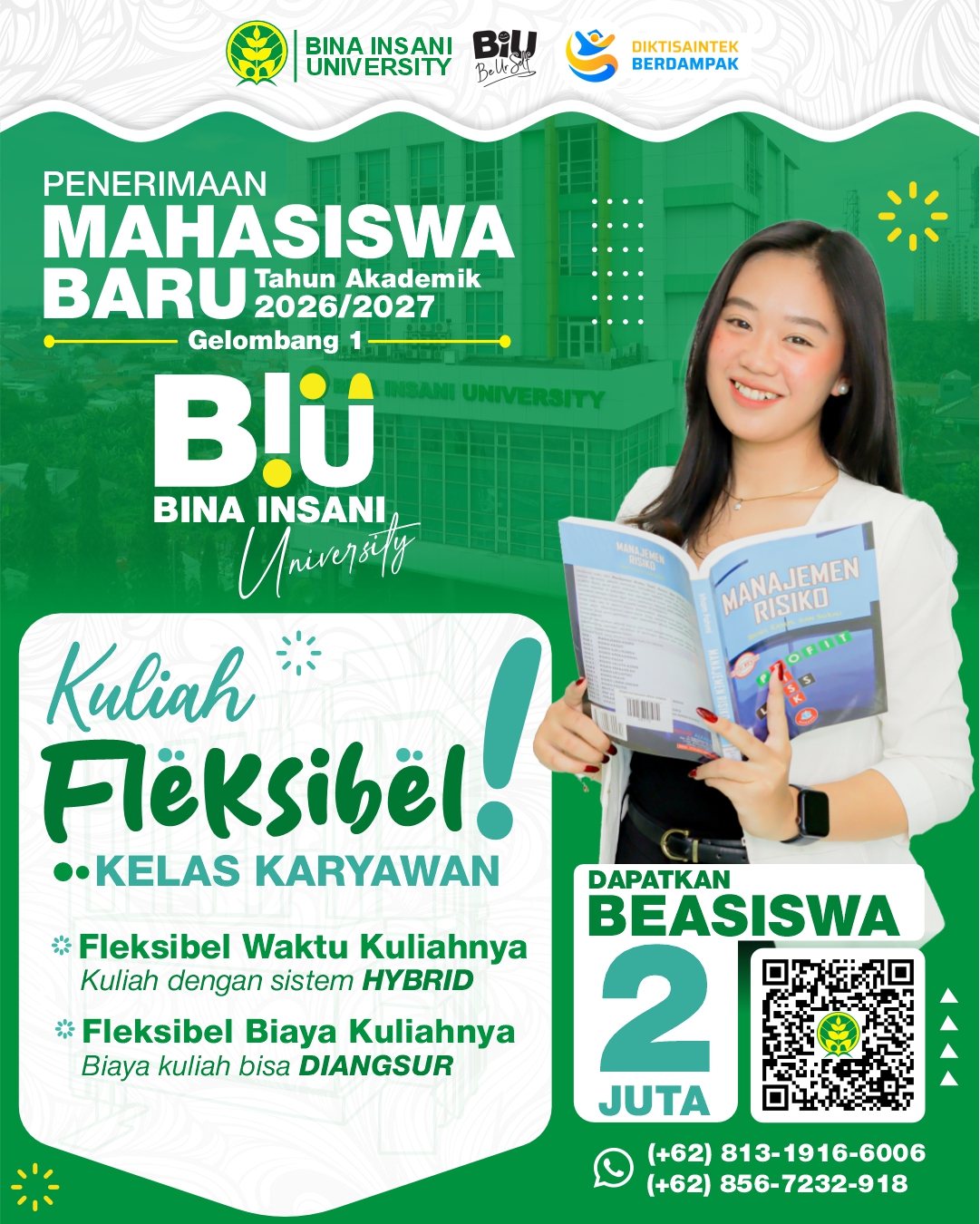 PMB Kelas Karyawan BIU Gelombang 1 PMB Kelas Karyawan BIU Gelombang 1