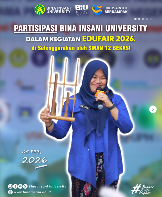 Bina Insani University Hadir di Edufair SMAN 12 Kota Bekasi 2026