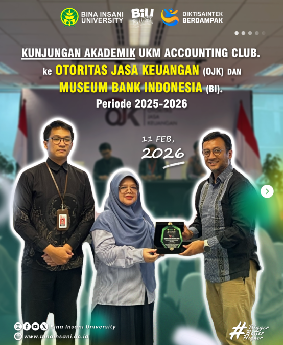 UKM Accounting Club Bina Insani Lakukan Company Visit ke OJK dan Museum Bank Indonesia