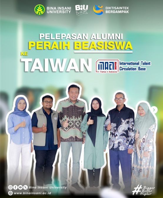 Bangga! Alumni Teknik Informatika Bina Insani University Raih Beasiswa ke Taiwan