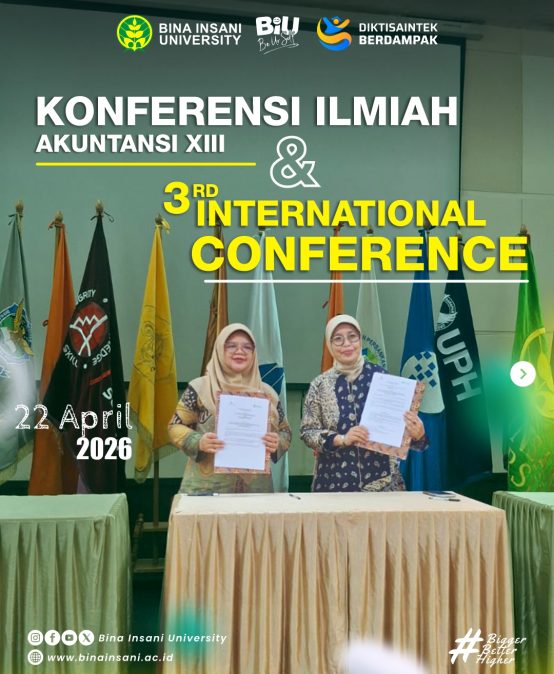 Bina Insani University Hadiri Konferensi Ilmiah Akuntansi XIII & 3rd International Conference Universitas Bunda Mulia